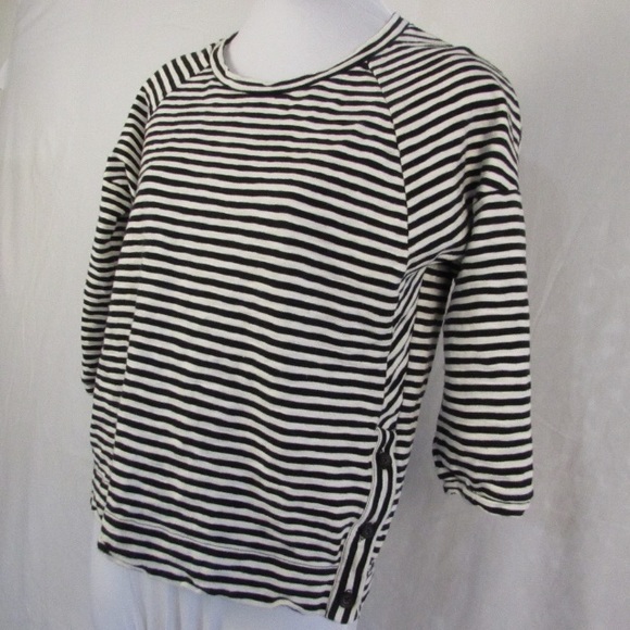 Madewell Side Button Dolman Sleeve Top - Picture 4 of 8